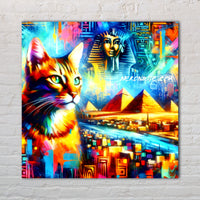 Poster Chat Egypte Pharaon